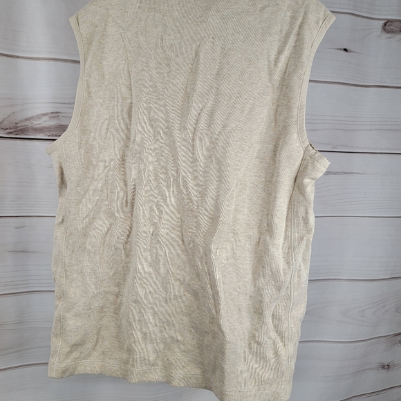 Polo Ralph Lauren Mens Vest Sz L New Dune Tan #B61 - Picture 4 of 5